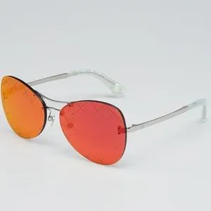 CHANEL | Accessories | Chanel Red Orange Mirror Pilot  display picture 1